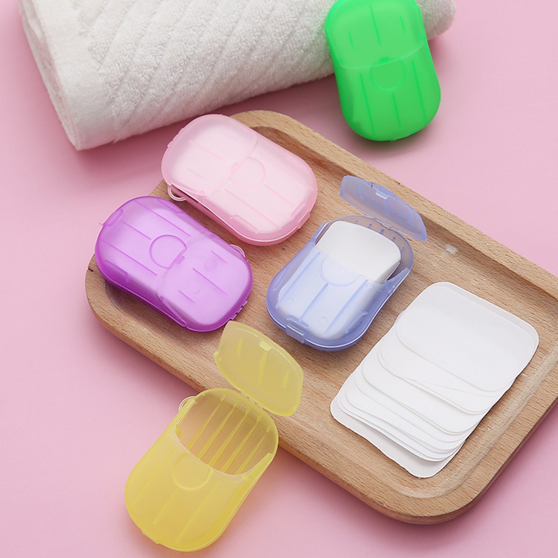 Portable Mini Disposable Soap Sheets