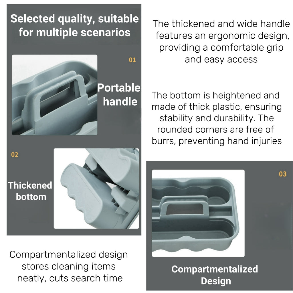 Handheld Cleaning Tool Storage Basket