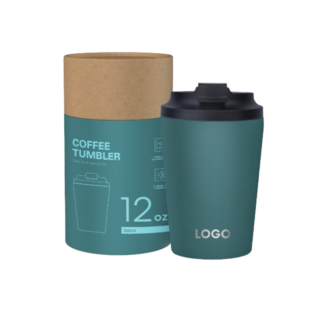 12Oz Stainless Steel Insulated Coffee Travel Mug
