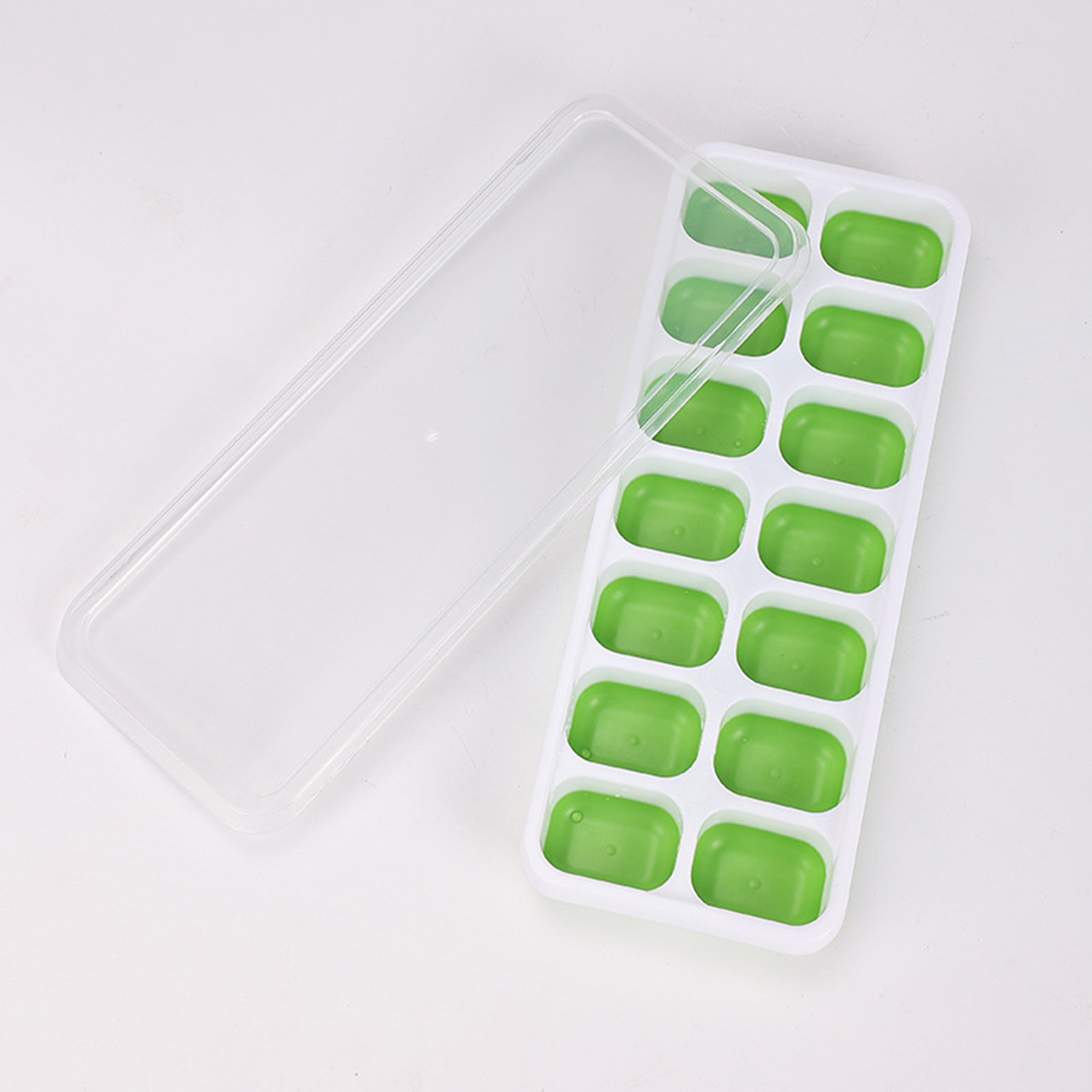 14 Cubes Silicone Ice Cube Tray With Easy-Release