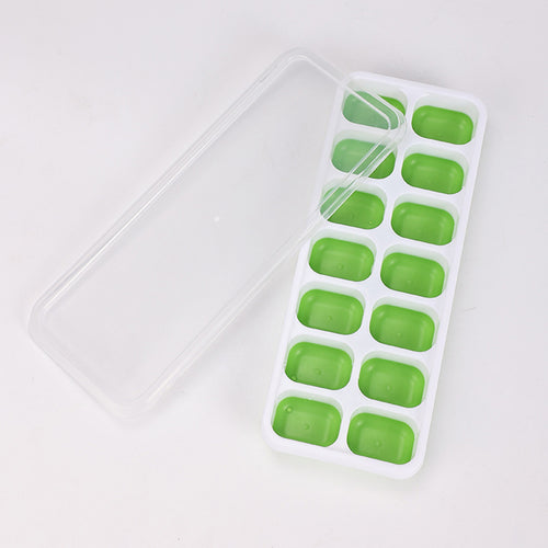 14 Cubes Silicone Ice Cube Tray With Easy-Release