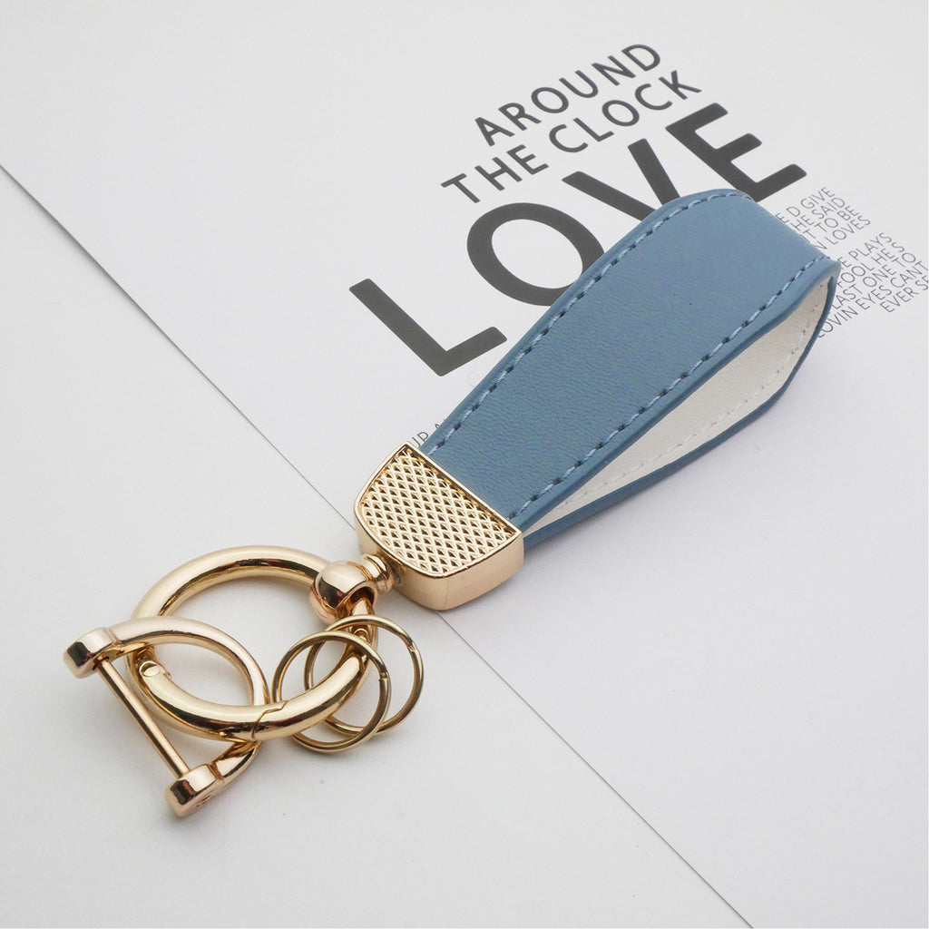 Leather Car Keychain