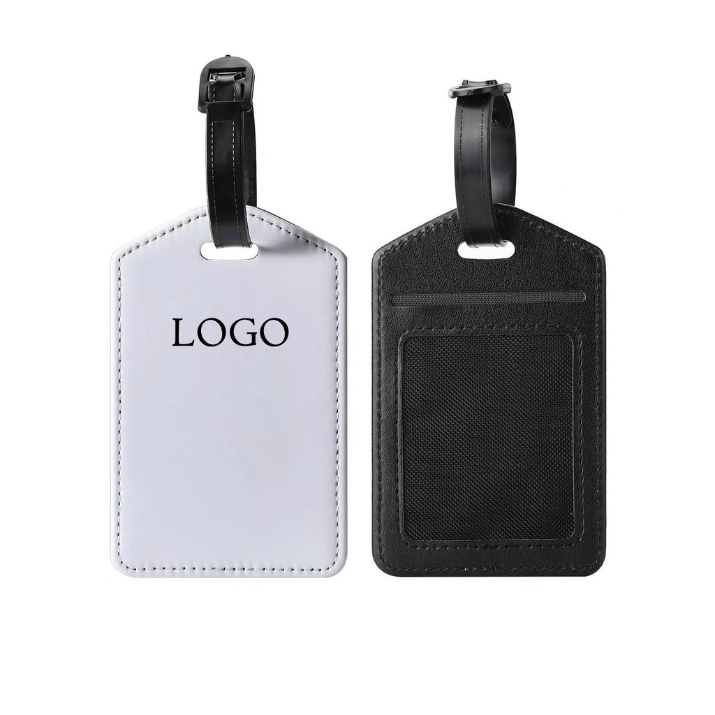 Vertical PU Leather ID Badge Card Holder