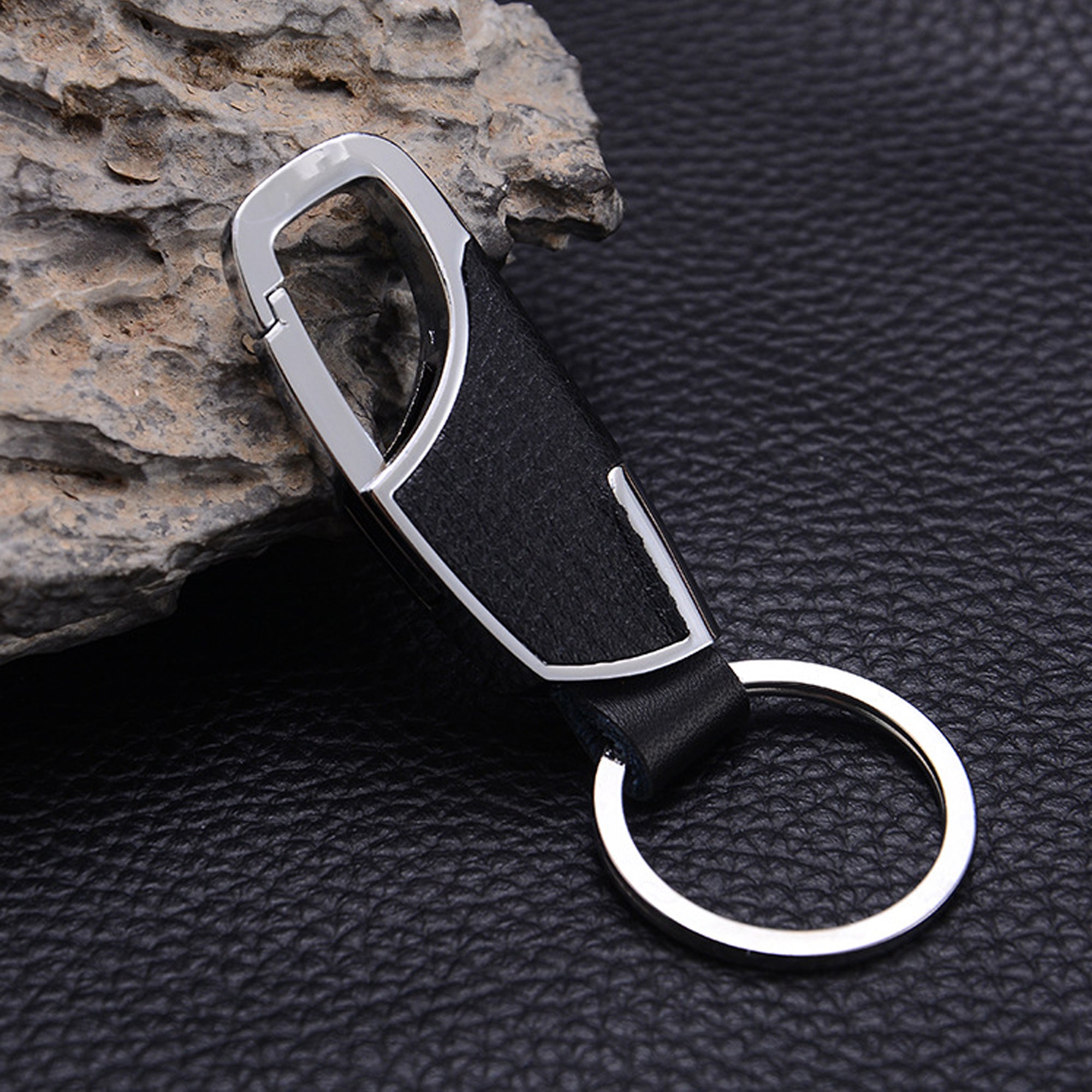 Creative Gift Leather Keychain For Men
