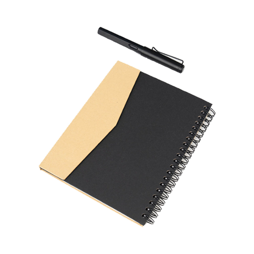 Magnetic Coil Notepad With Pen