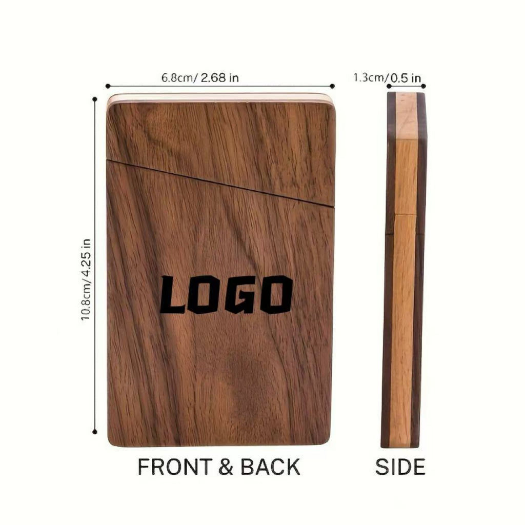 Wooden Business Card Storage Box