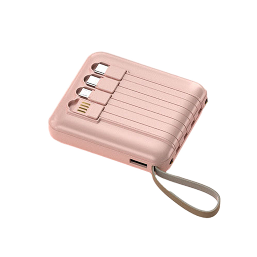 Led Power Bank With Removable Cable