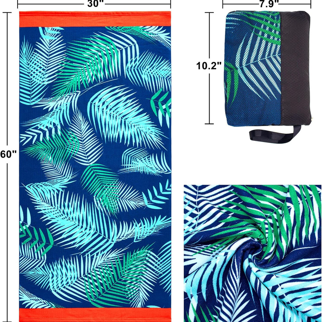 Youth Sublimation Luxury Colorful Microfiber Beach Towel