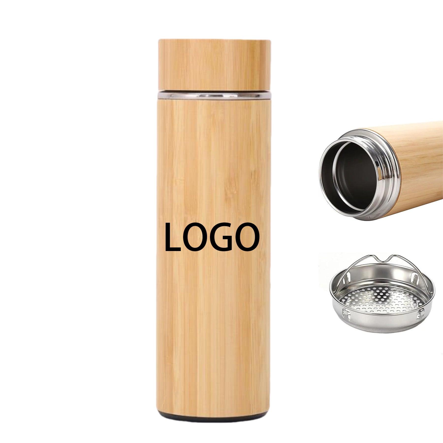 Bamboo Tea Tumbler with Lid
