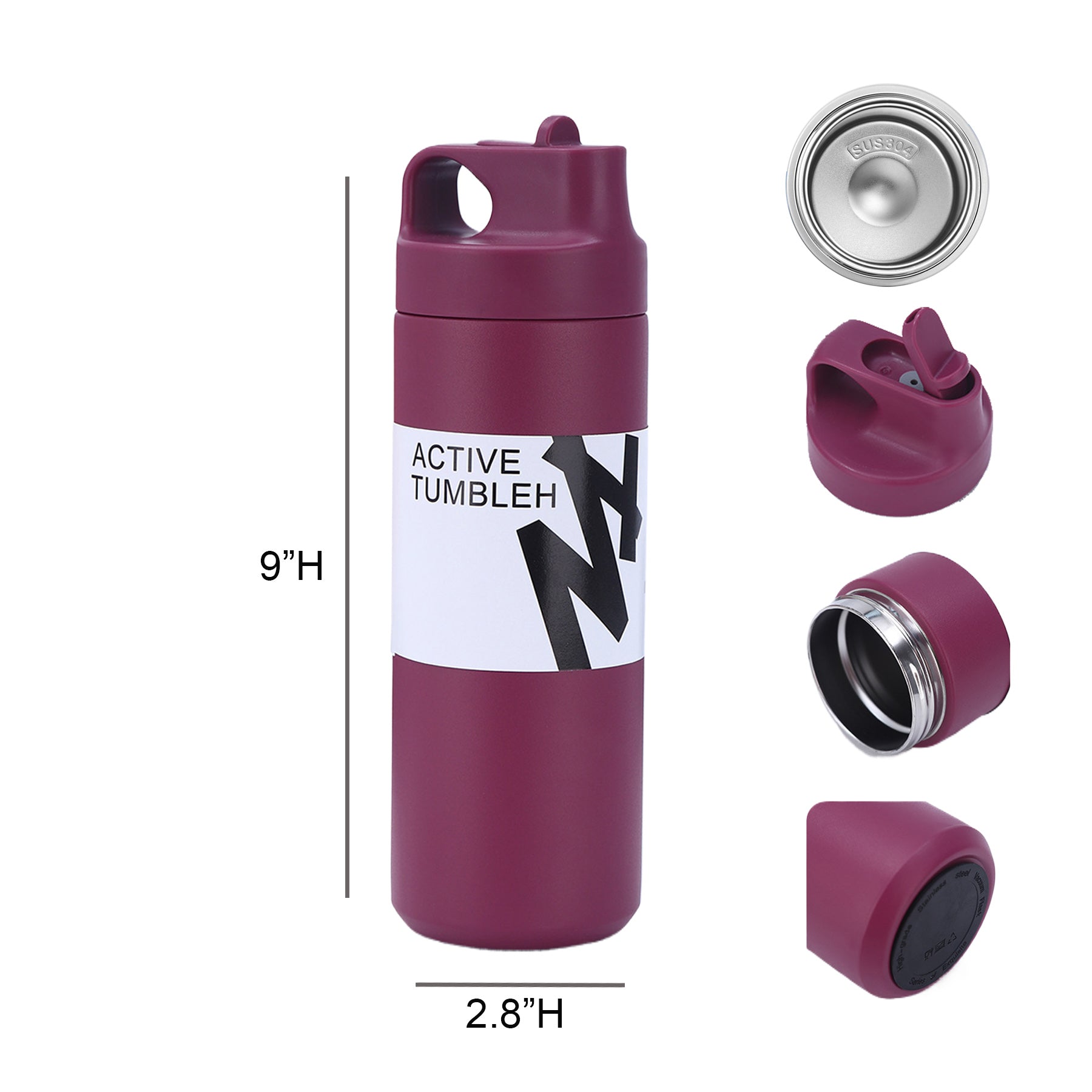 18oz Travel Double Wall Vacuum Flask