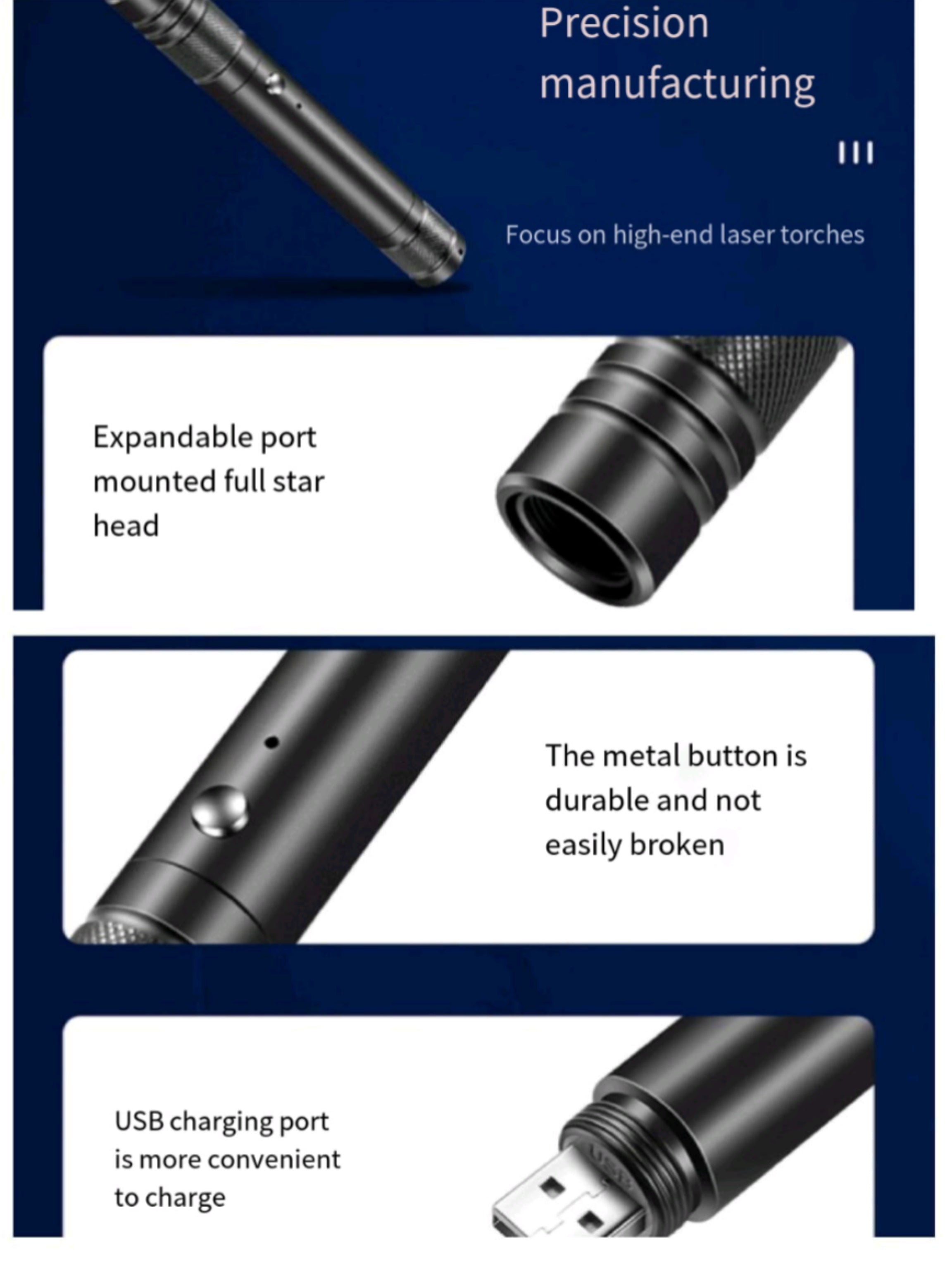 Long Range Laser Flashlight