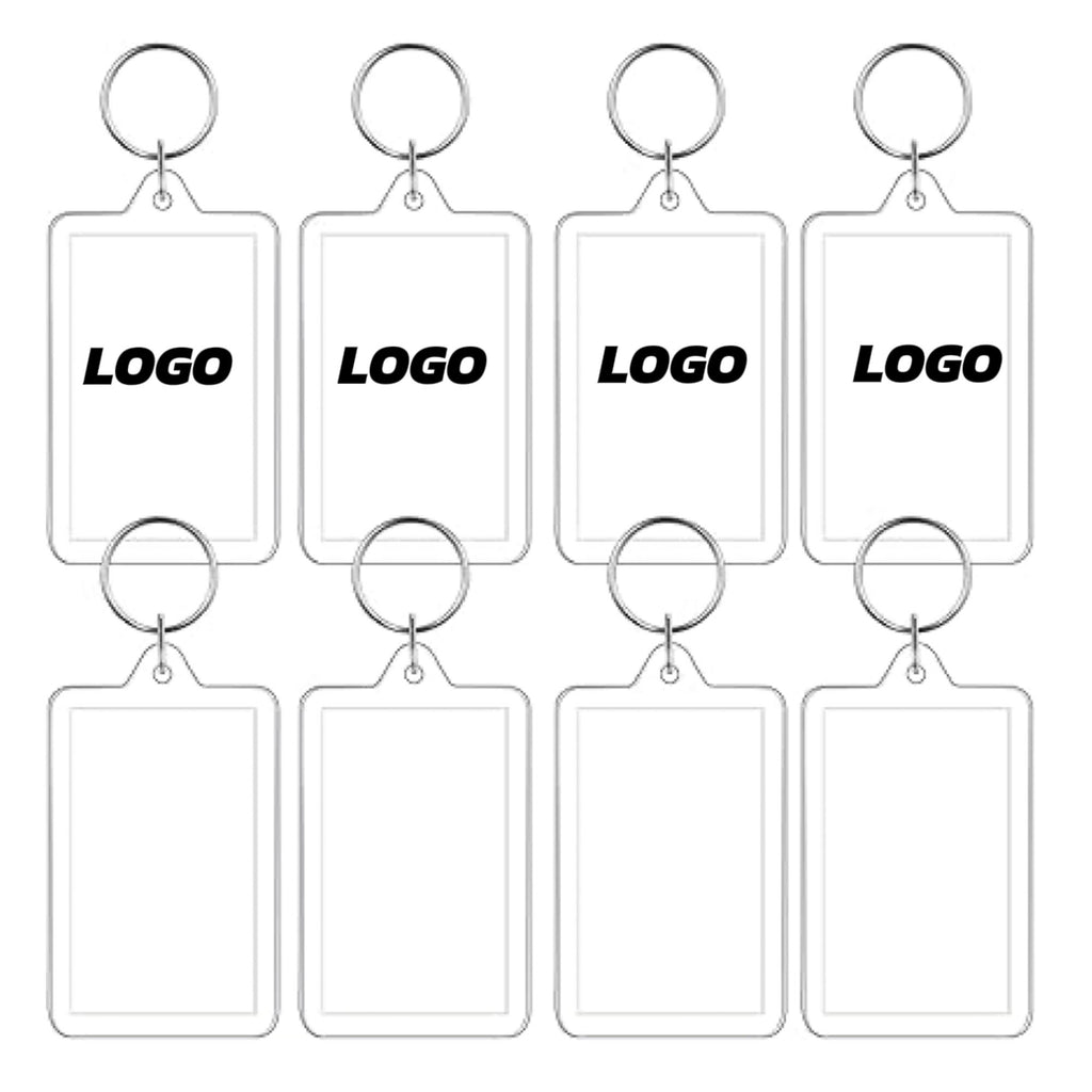 Fashionable And Creative Acrylic Photo Frame Keychain Holder