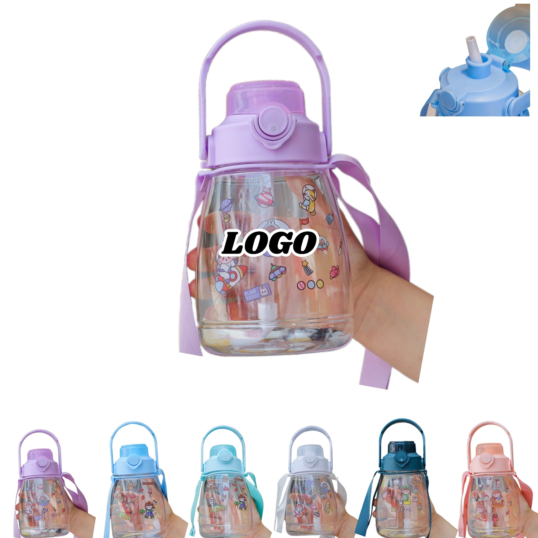 41 Oz Big Belly Cup With Straw For Direct Drinking