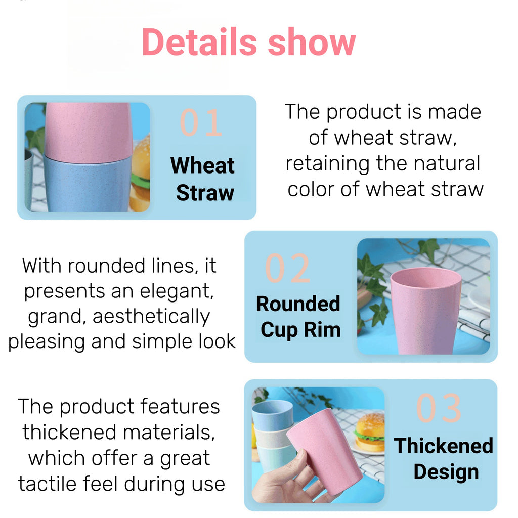 Wheat Straw Water Cup