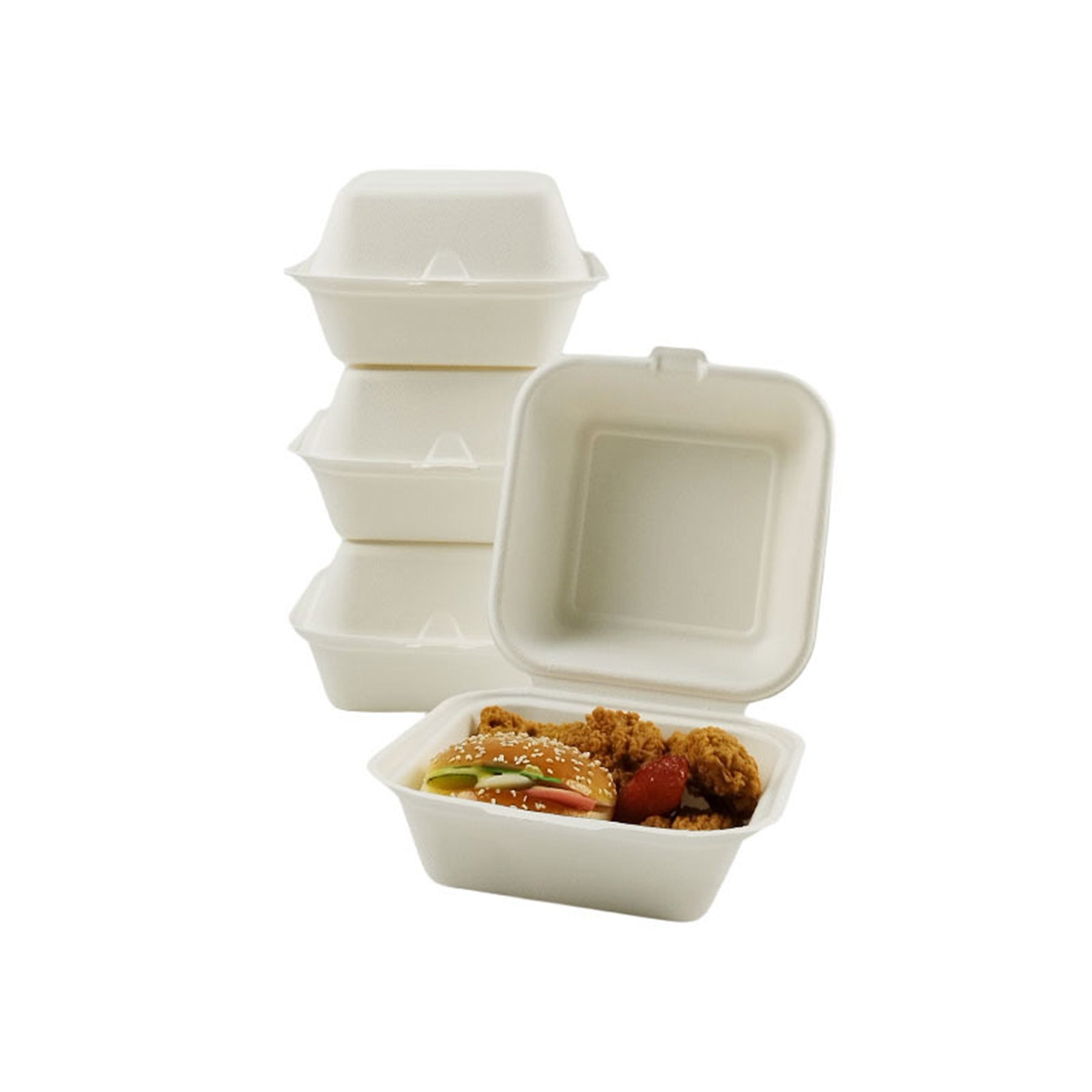 Creative Hamburger Box Thickened Oil Proof Heat Insulation