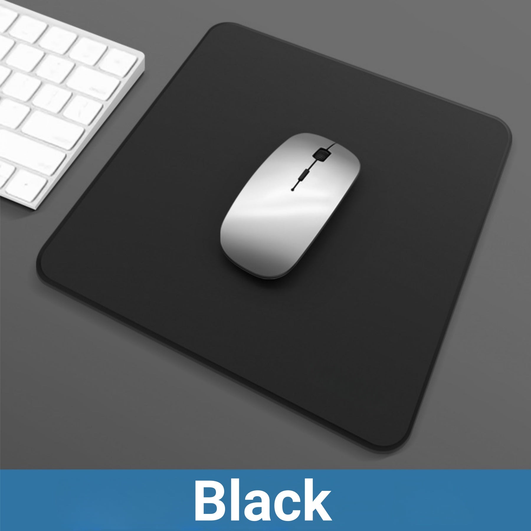 Liquid-textured Faux Leather Mouse Pad