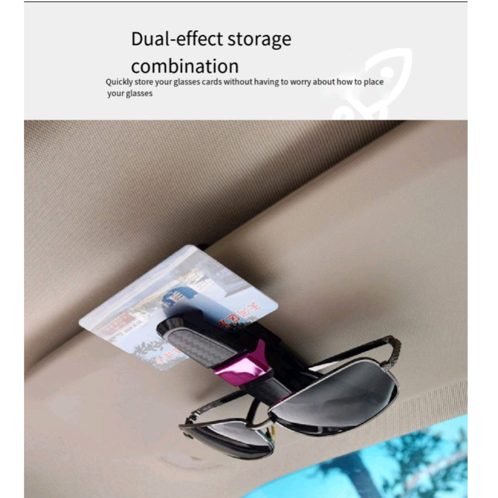 Car Mounted Sun Visor Glasses Clip