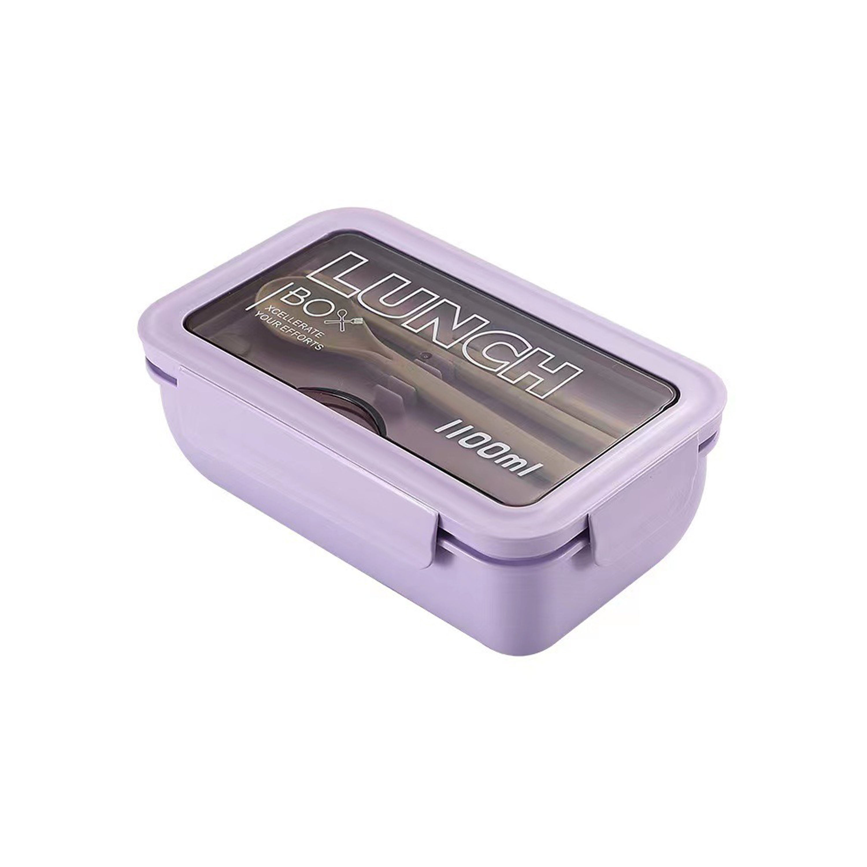 Portable Lunch Box With Lids Utensils