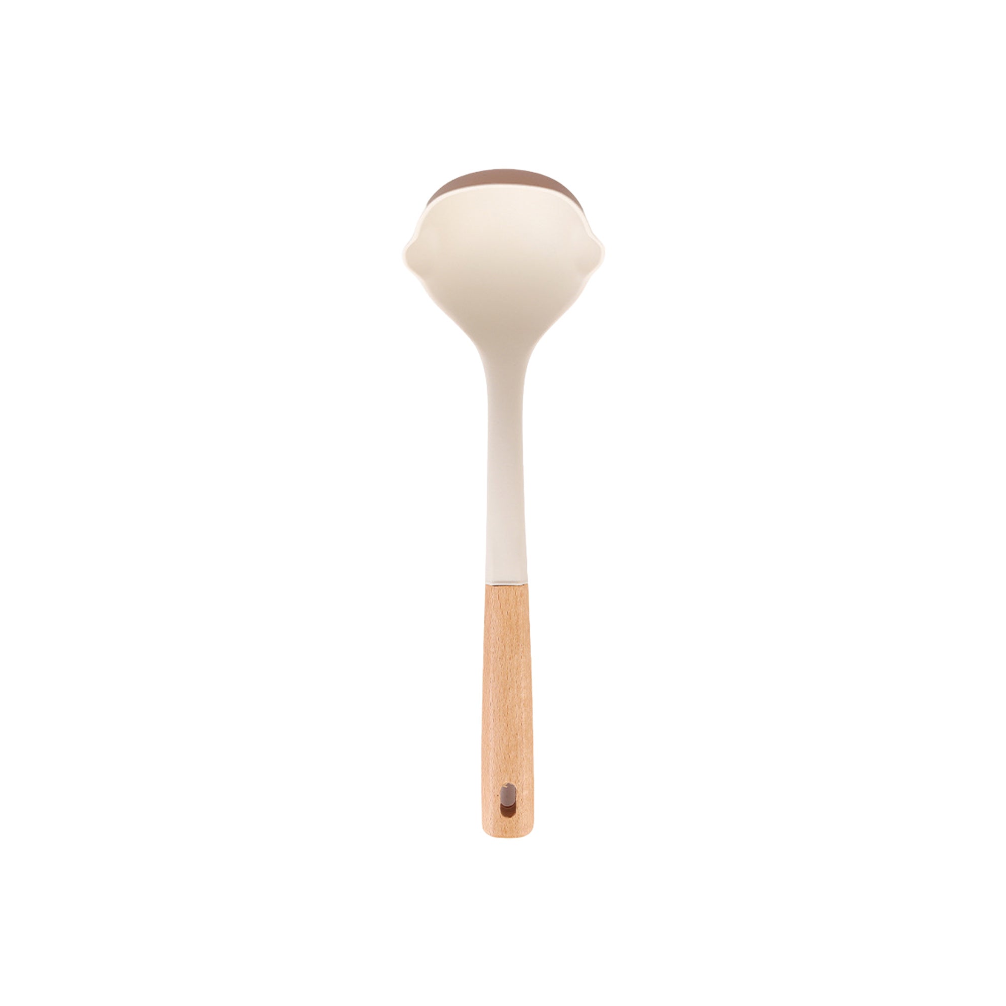 Wooden-Handled Silicone Kitchen Utensils For Non-Stick Pans