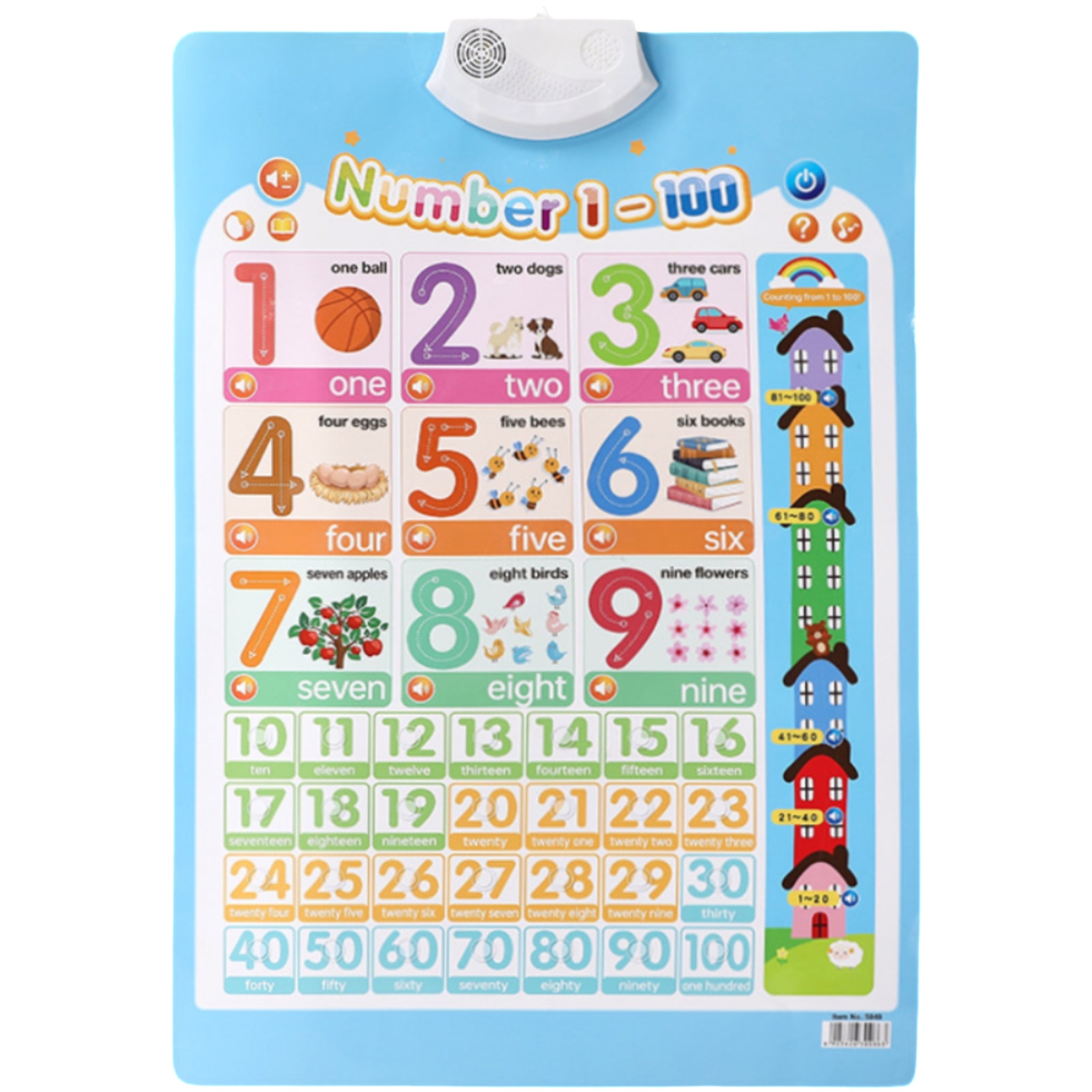 All English Sound Enabled Wall Chart