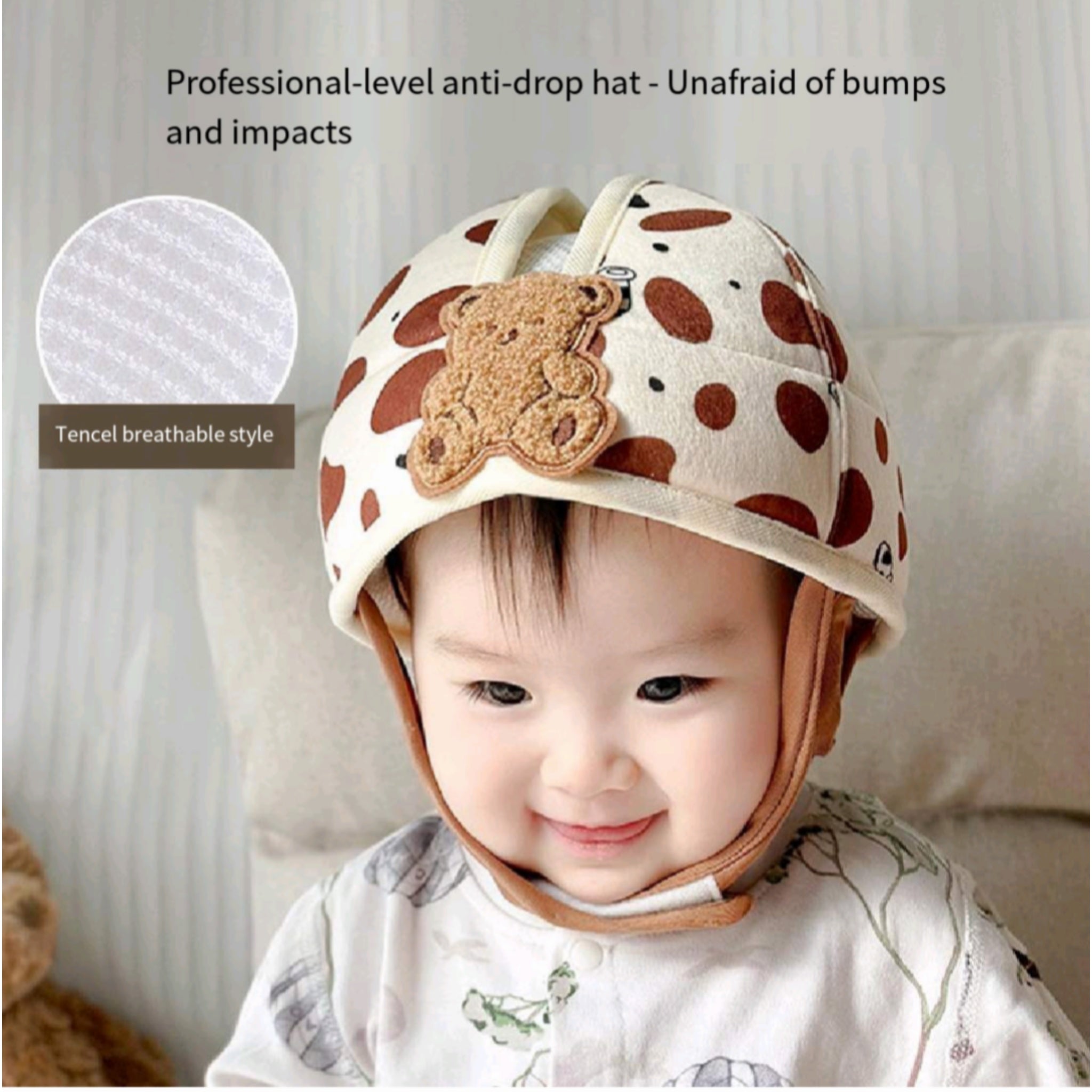 Baby Toddler Safety Helmet Fall Protection Breathable