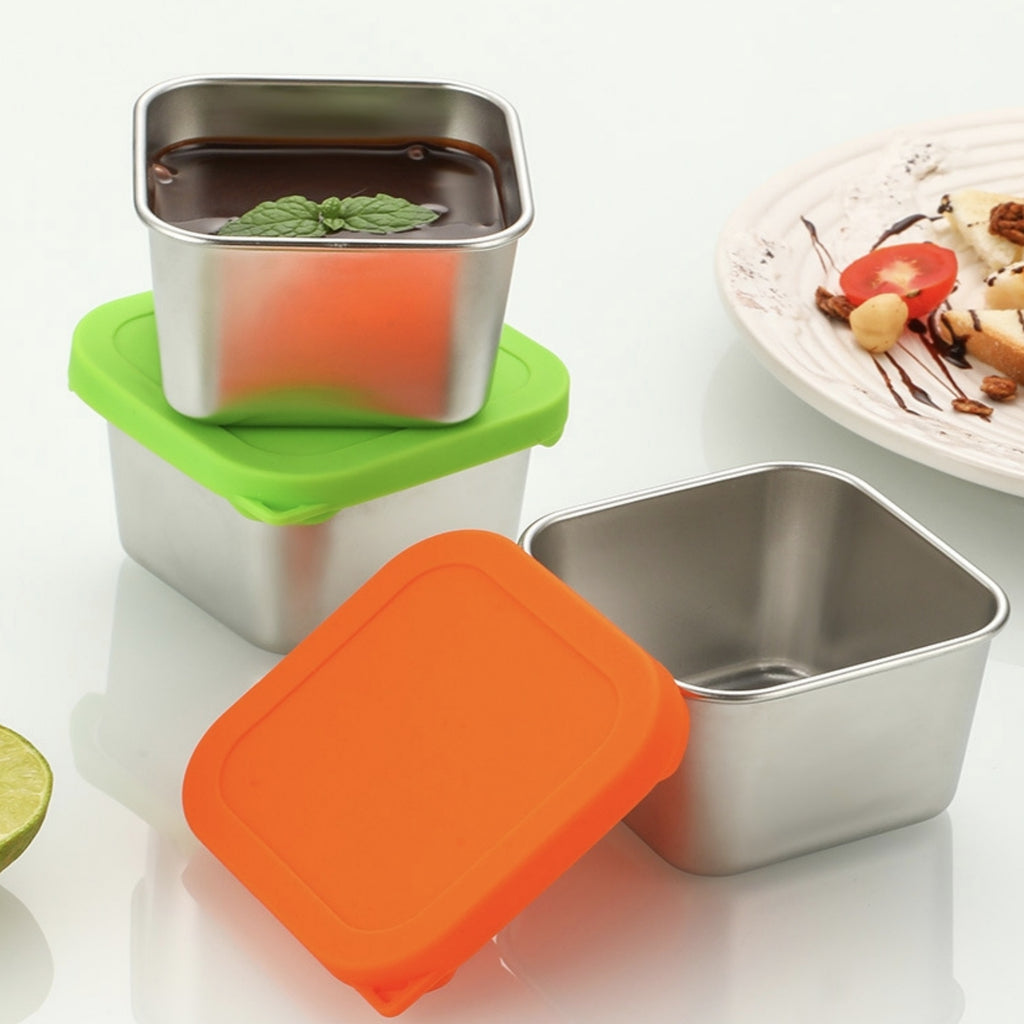Stainless Steel Leak-Proof Dipping Sauce Dish