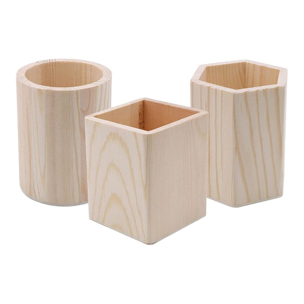 Wooden Pen Holder