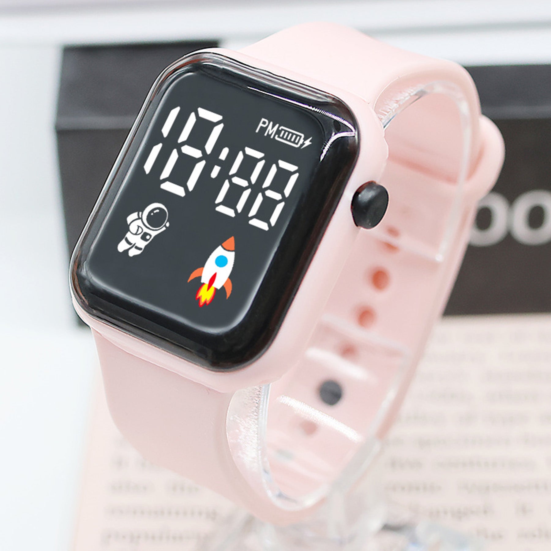 LED Cube Electronic Watch