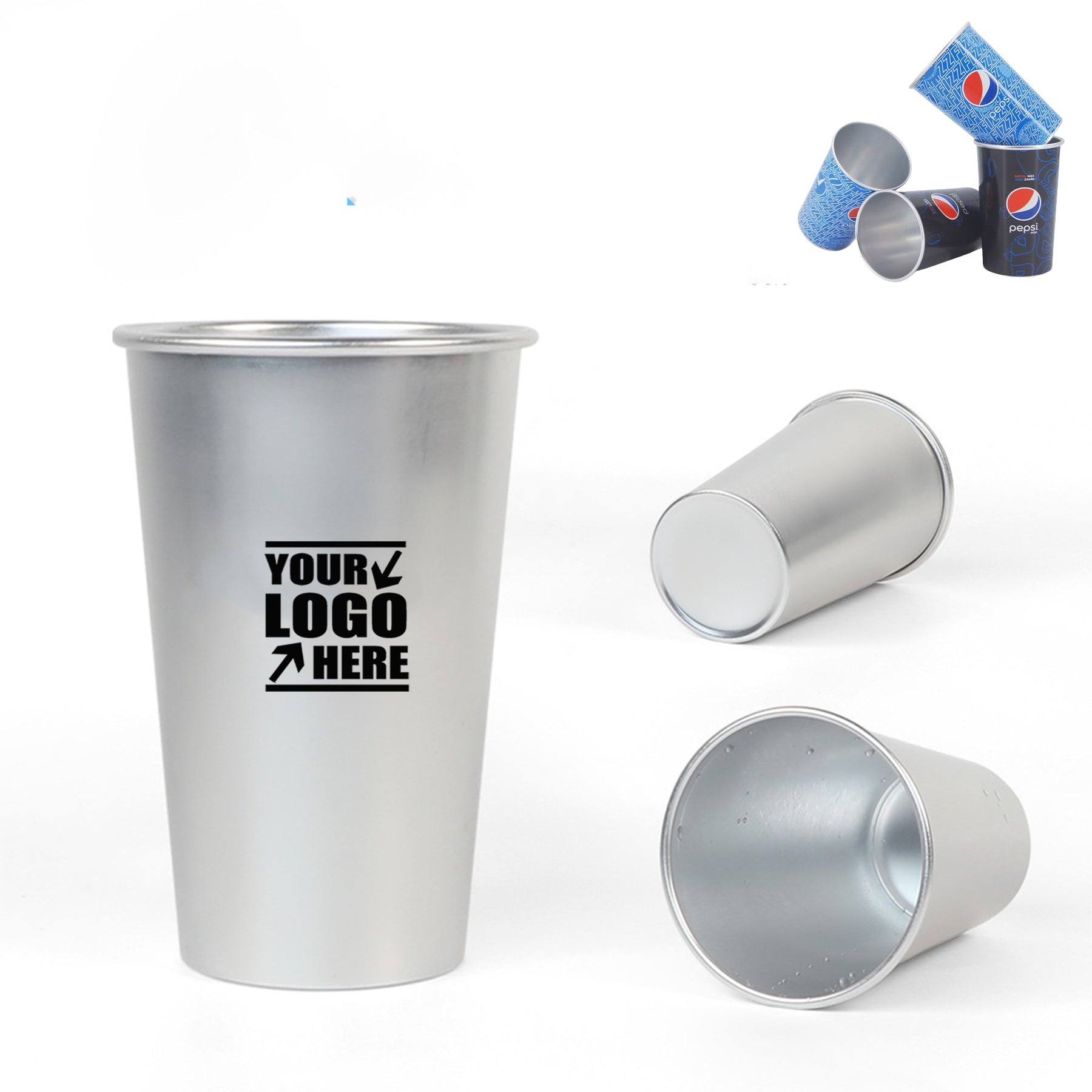 16 Oz. Aluminum Stadium Cup