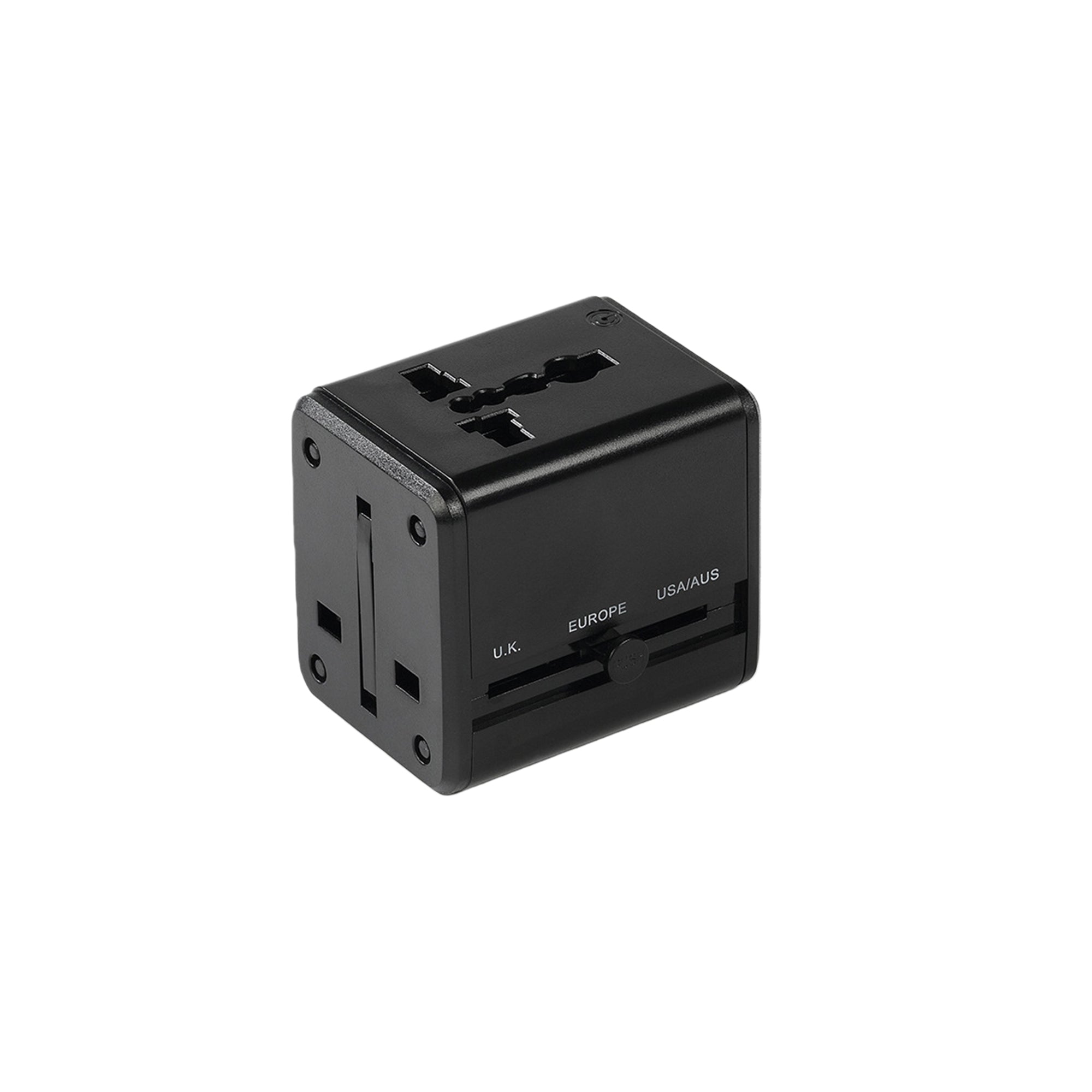 Universal Travel Power Adapter With Dual Usb Charging Ports