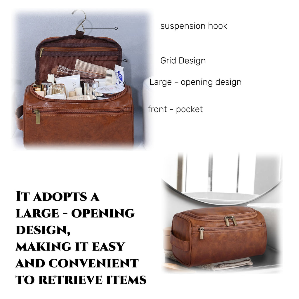 PU Leather Waterproof Storage Bag