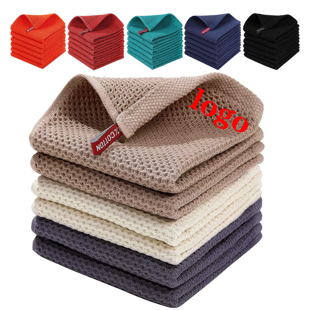 Cotton Waffle Weave Kitchen Dish Cloths