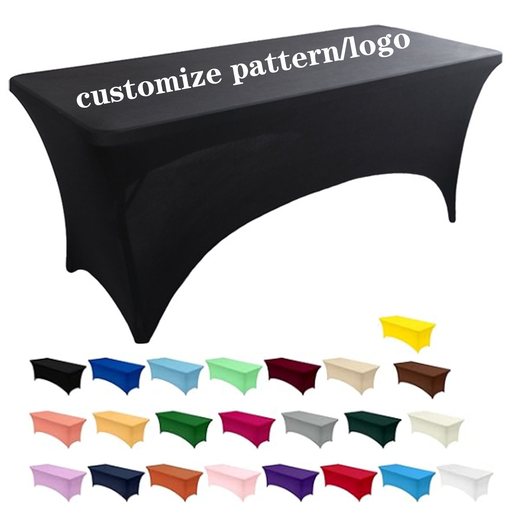 Rectangular Spandex Patio Table Cover For Event