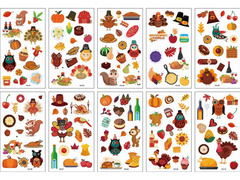 Diverse Themes Temporary Tattoo Stickers