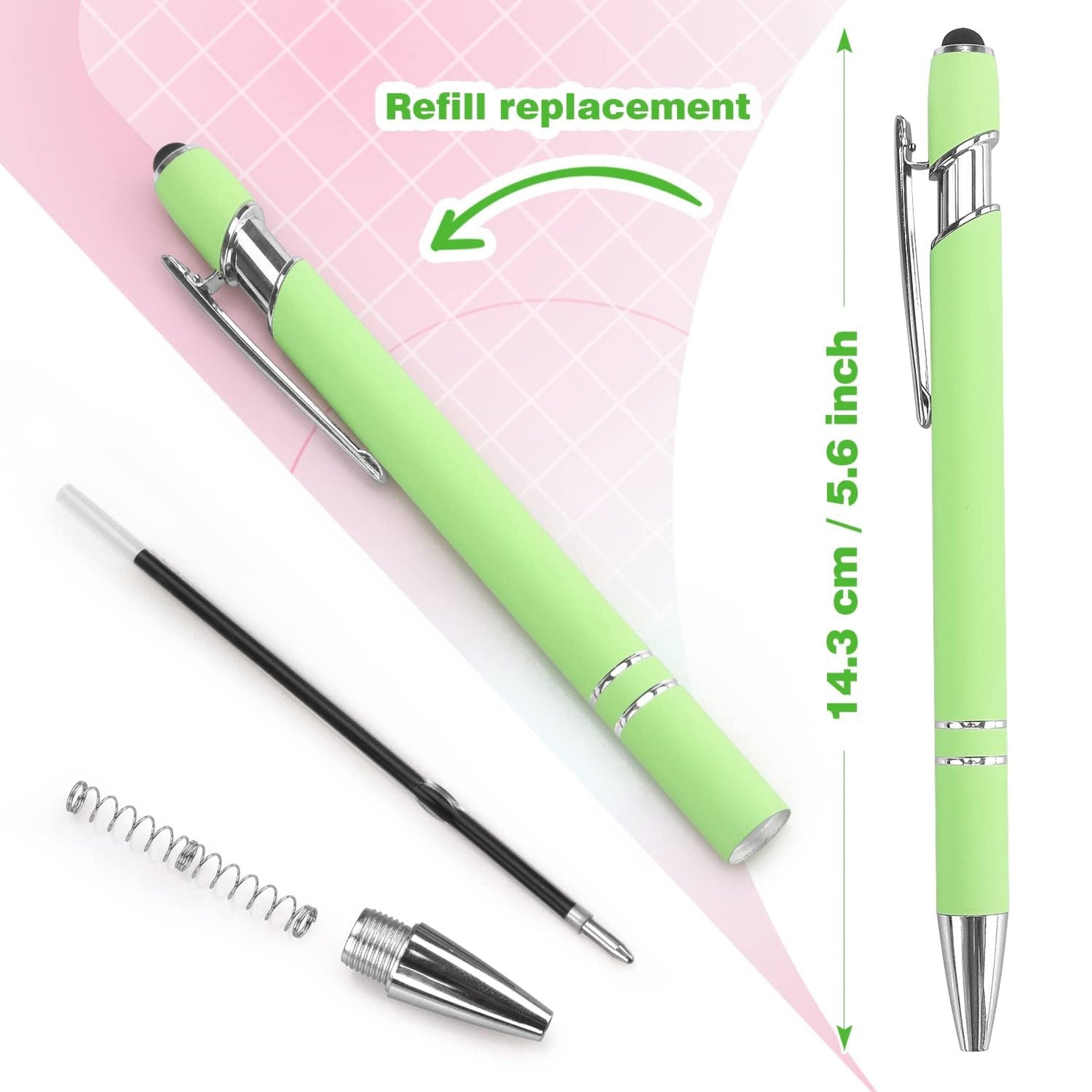 2 In 1 Ballpoint Pen With Stylus Tip