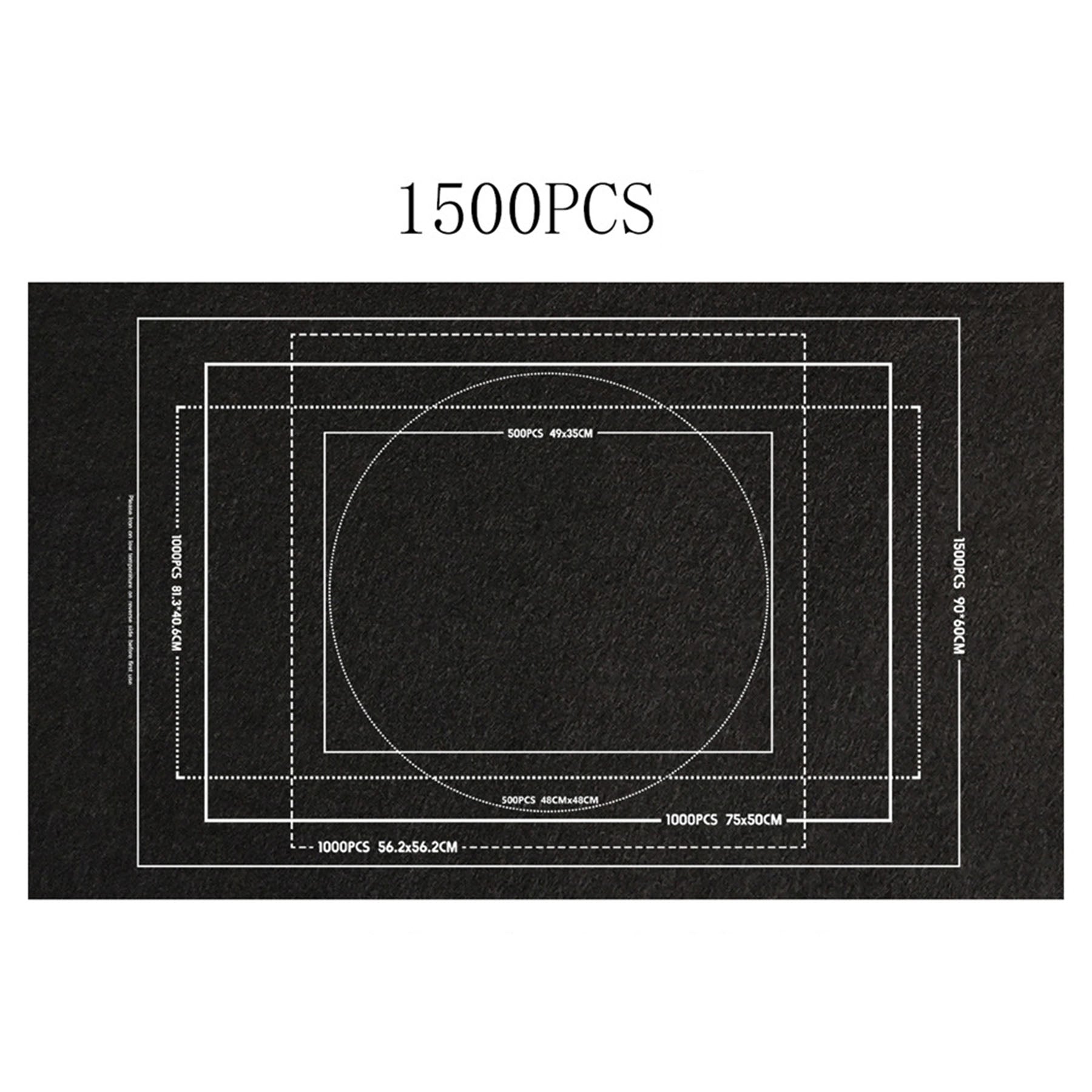 Roll Up Jigsaw Puzzle Mats With Storage Bag
