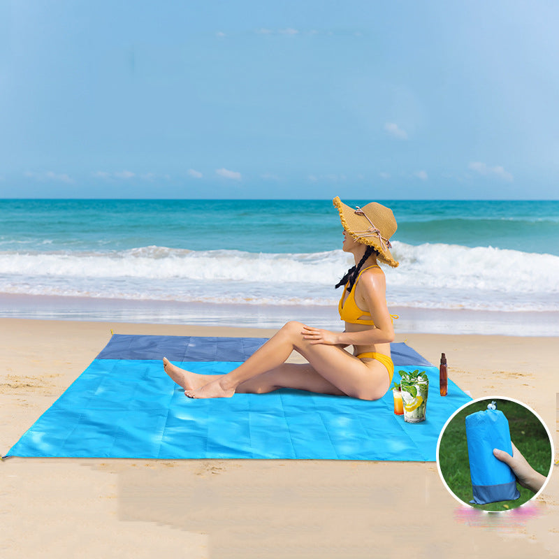 Waterproof Pocket Beach Blanket Folding Camping Mat