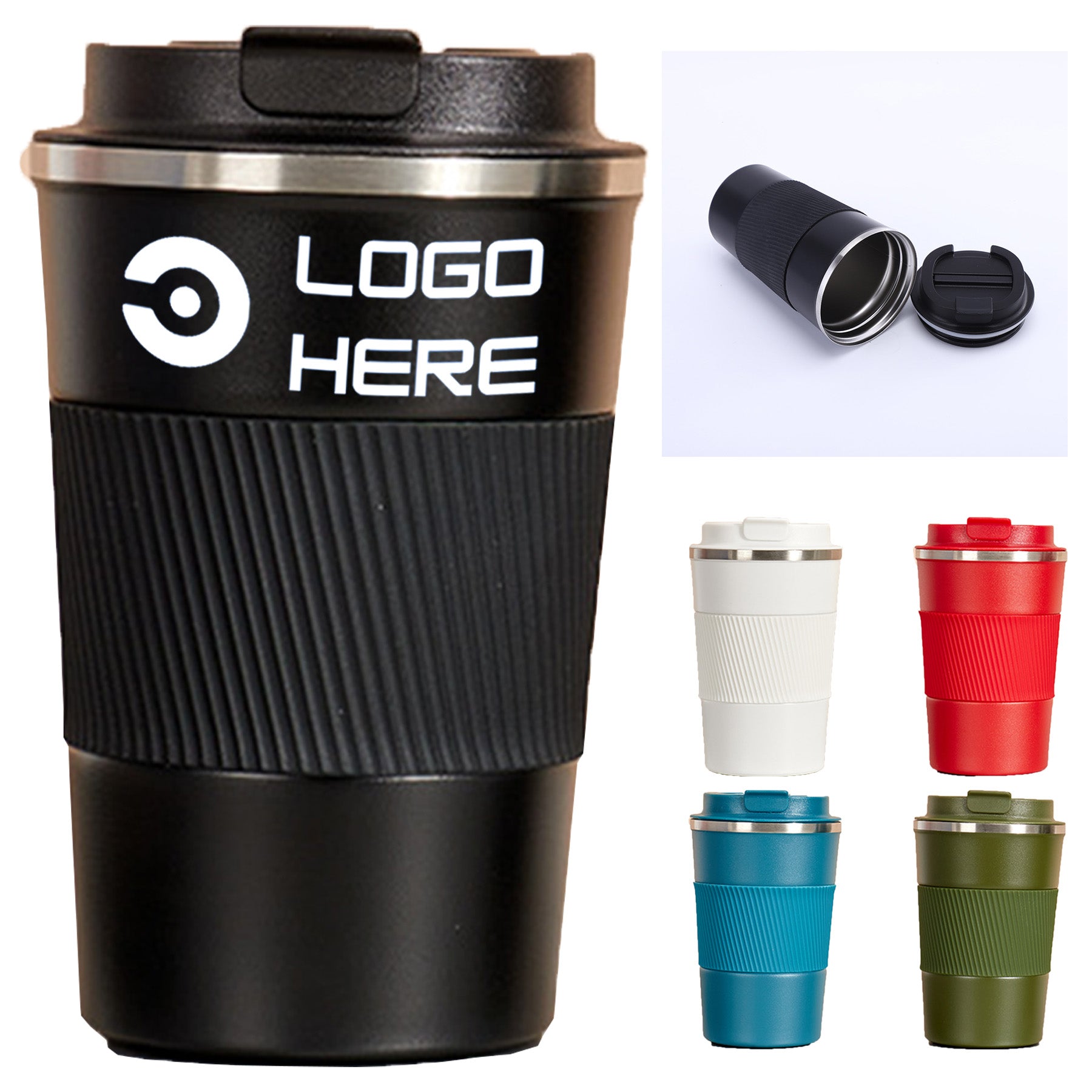 Car Travel Mug Stainless Steel Vacuum Insulated Coffee Cup