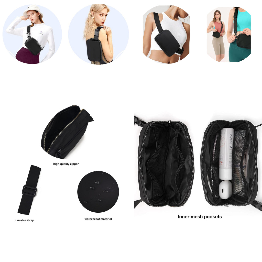 Stylish Waterproof Waist Bag Crossbody Bag