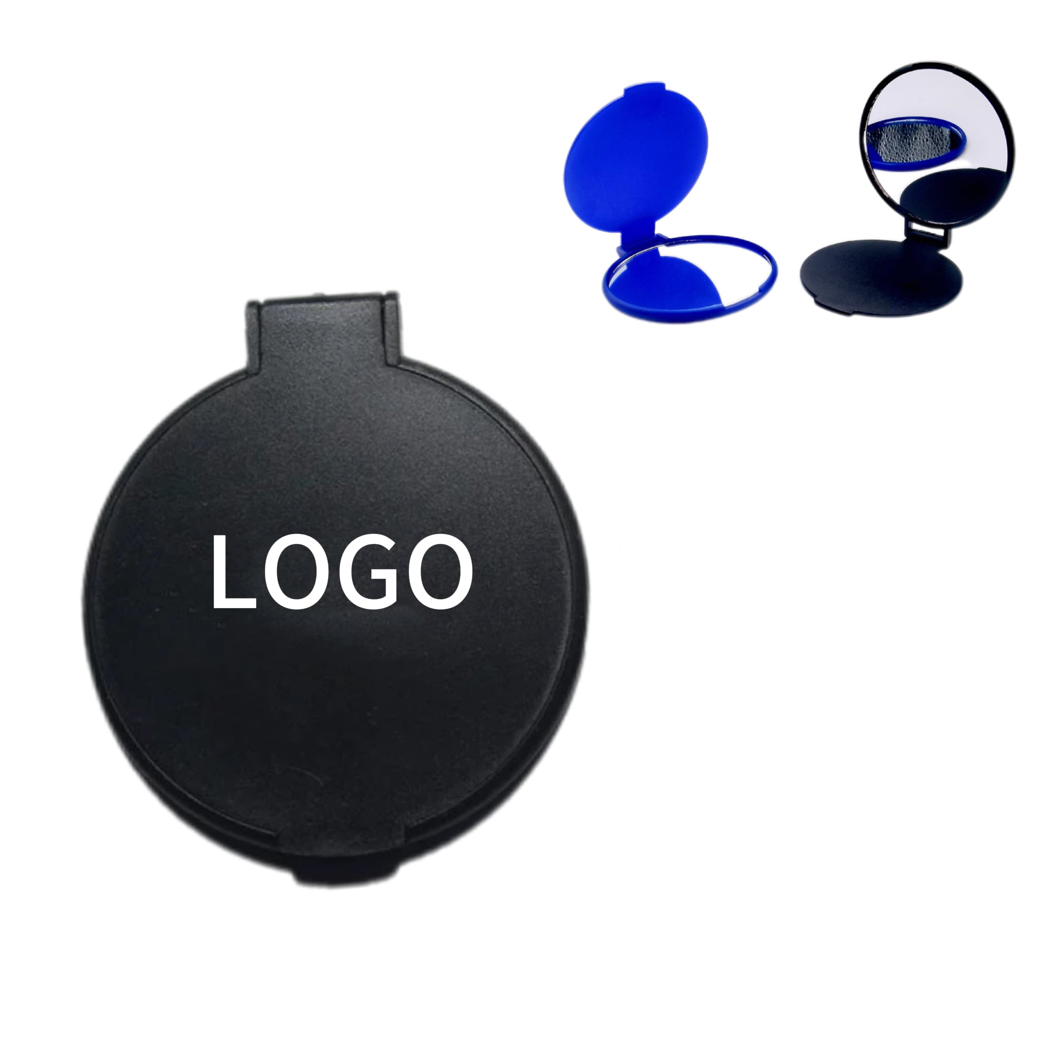 Portable Folding Round Makeup Mirror