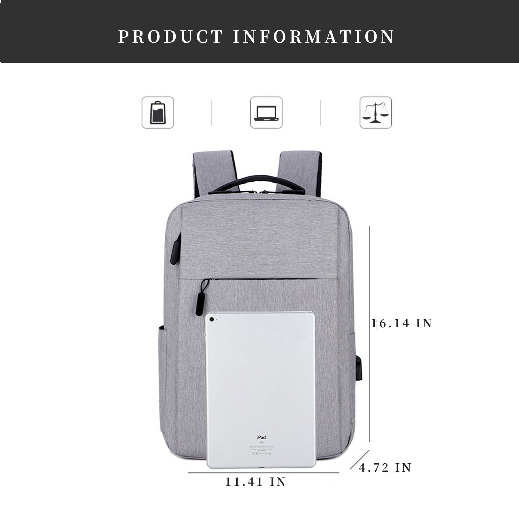 Travel Business Work Bag Water Resistant Daypack