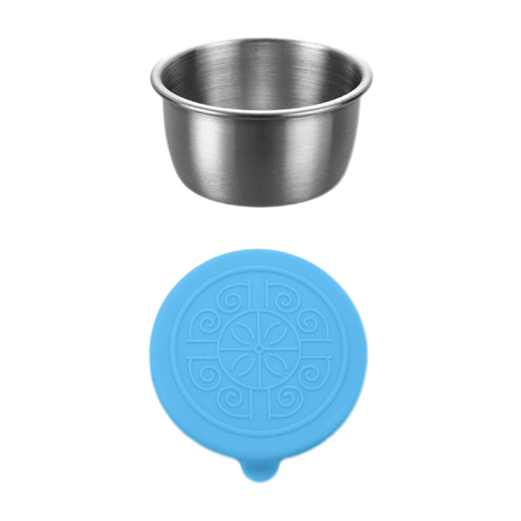 Stainless Steel Dipping Cups With Silicone Lids