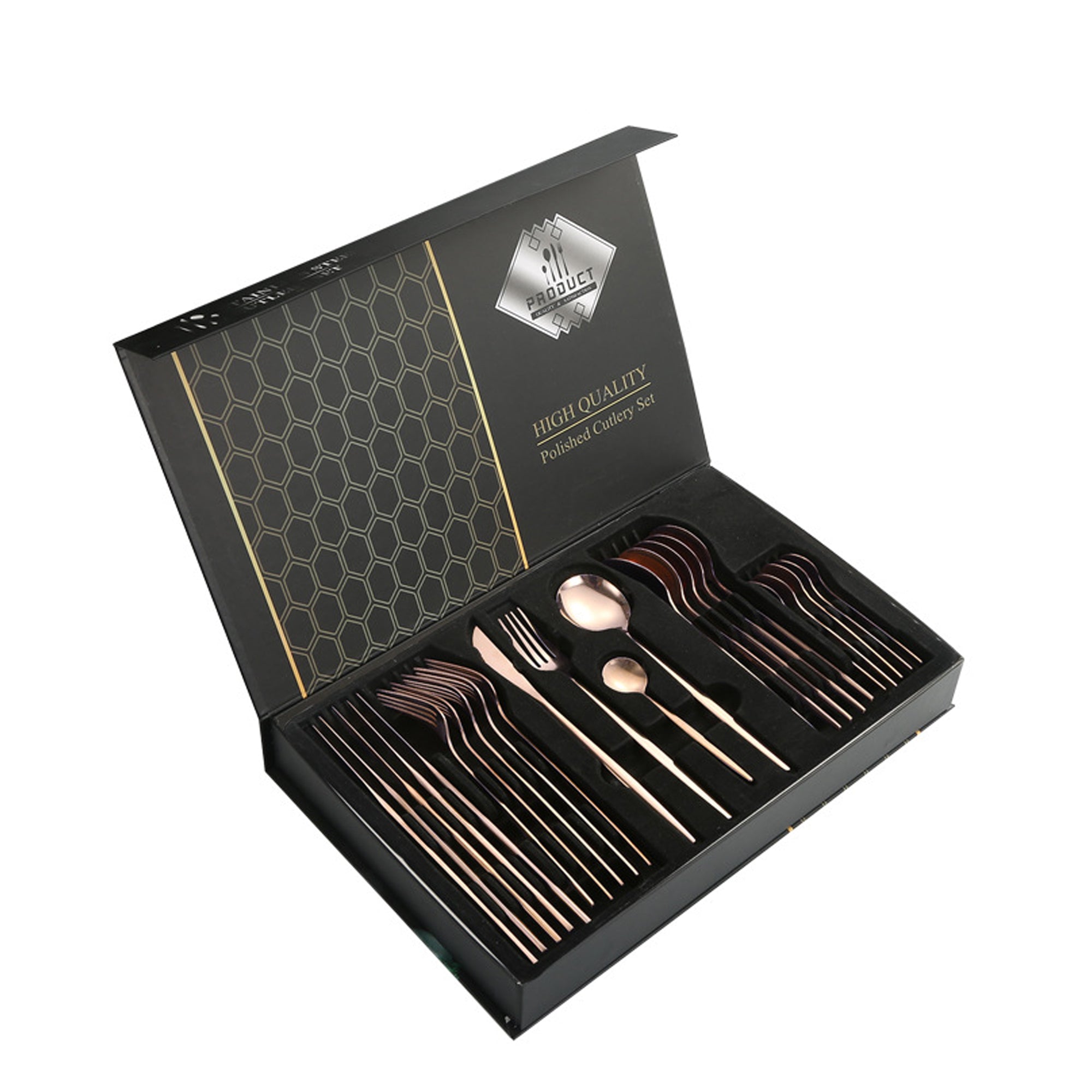 Stainless Steel Cutlery 24-Piece Set