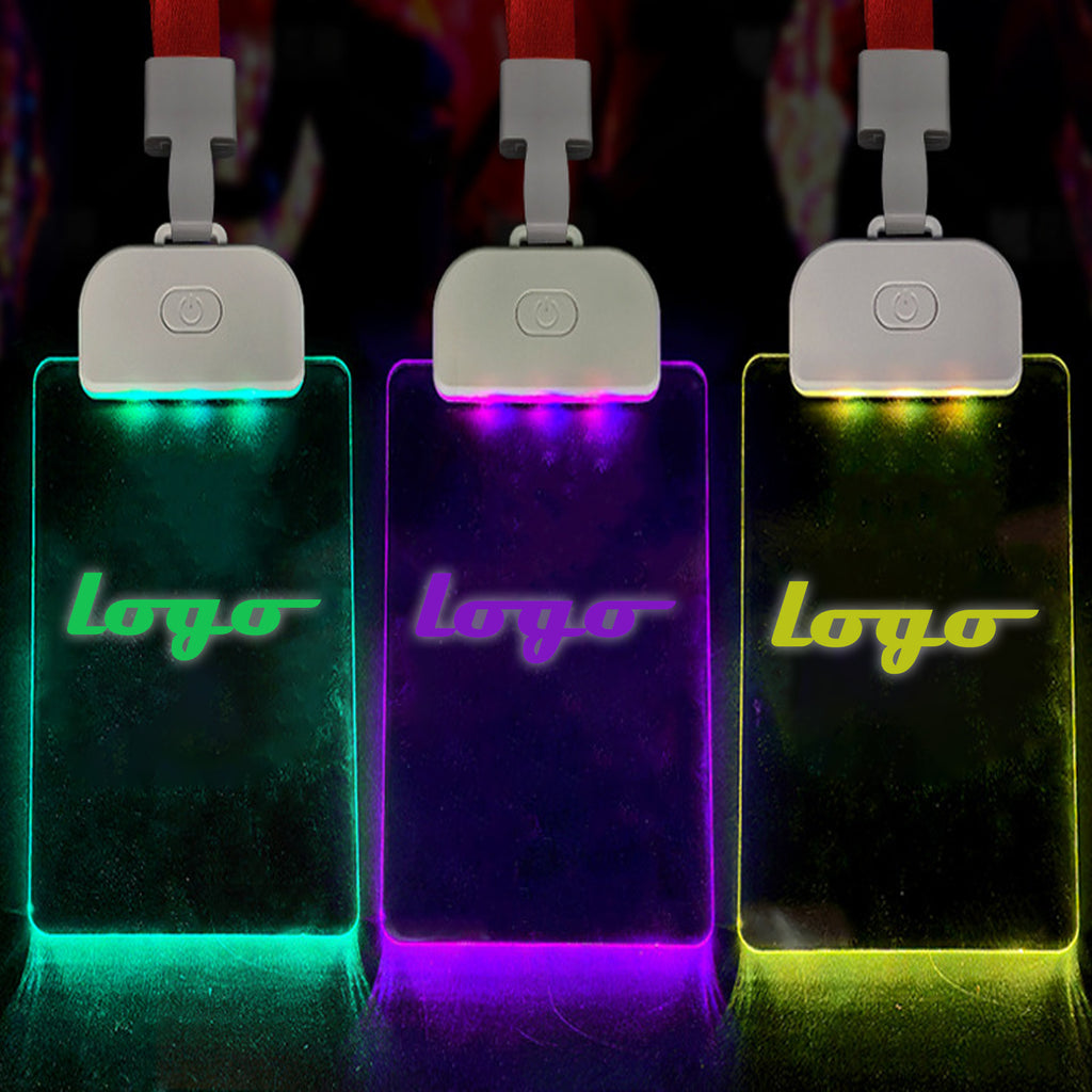Rechargeable Battery Version Acrylic Luminous Work Plate