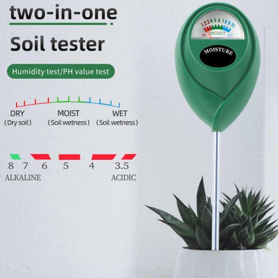 Wholesale Portable 2 in 1 Humidity PH Soil Tester Soil Humidity Moisture PH Meter Soil Tester