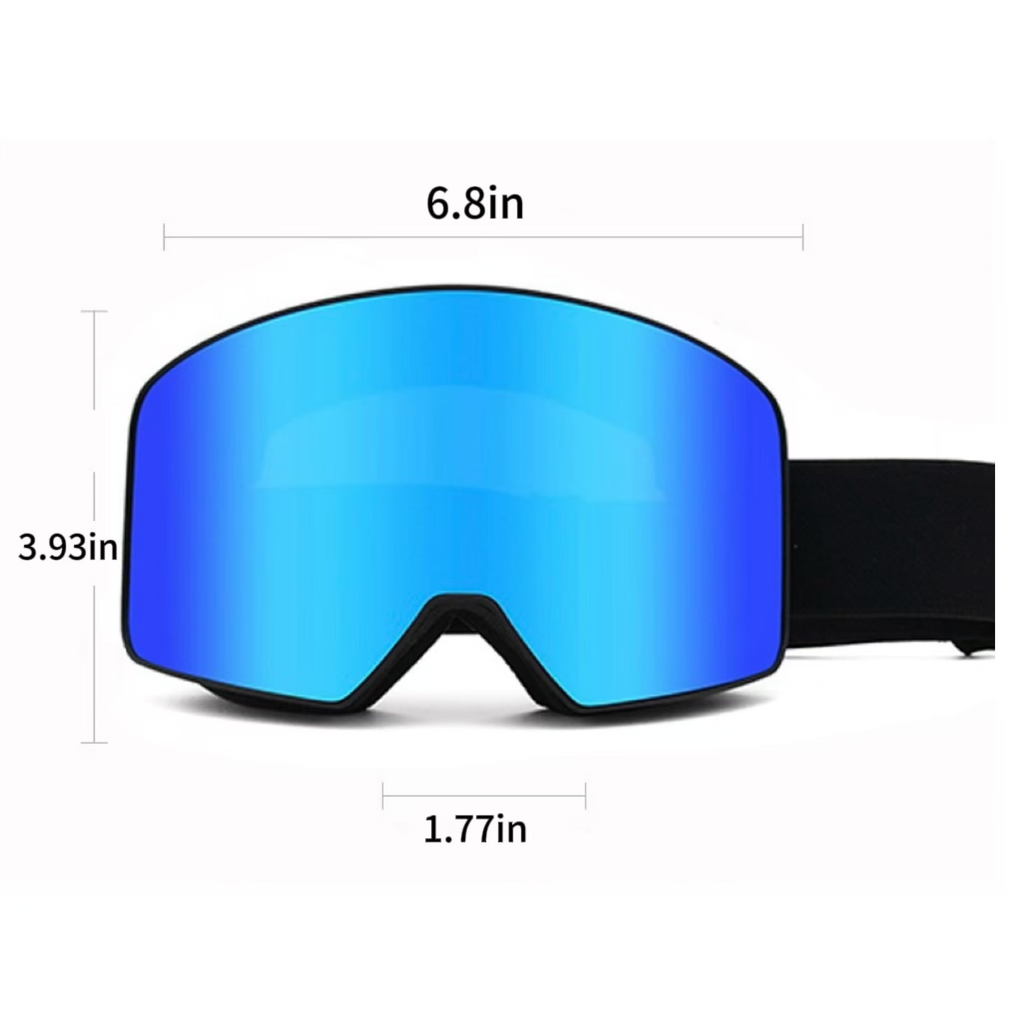 Double-Layer Anti-Fog Ski Goggles