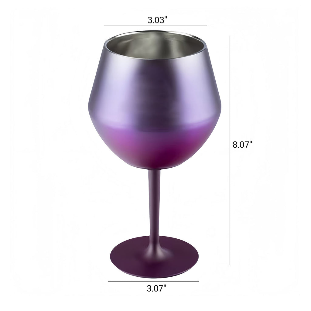14Oz Stainless Steel Goblet Cup