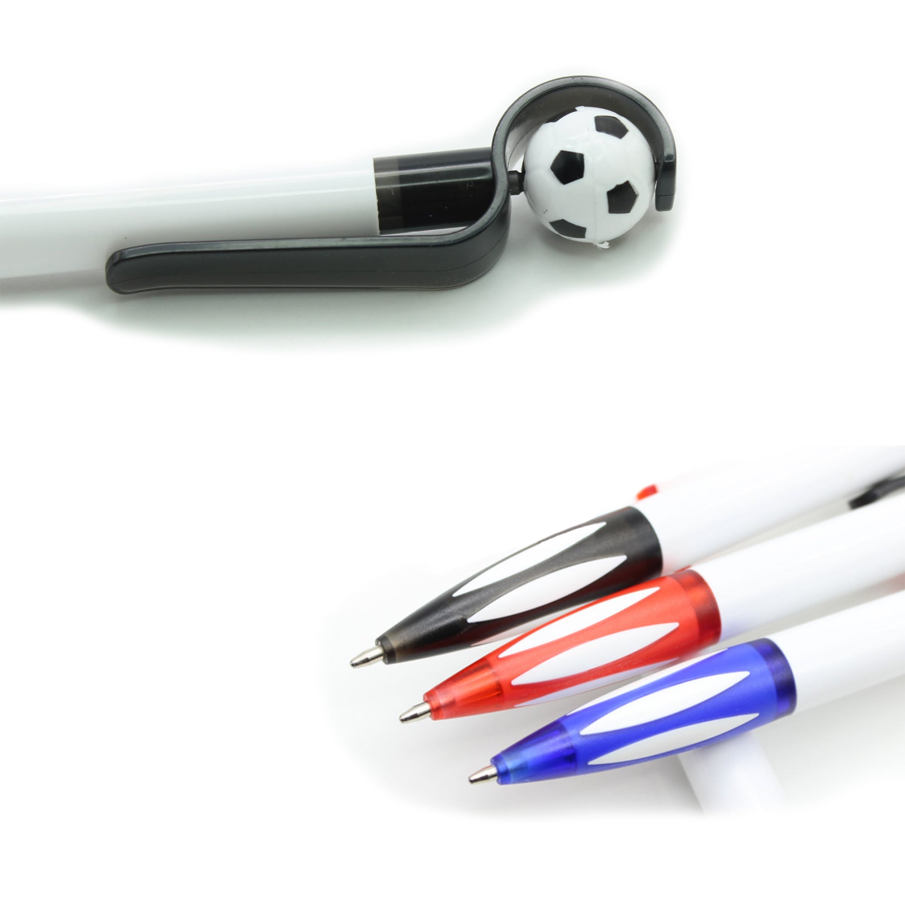 Soccer Shape Cartoon Clic Writing Pen