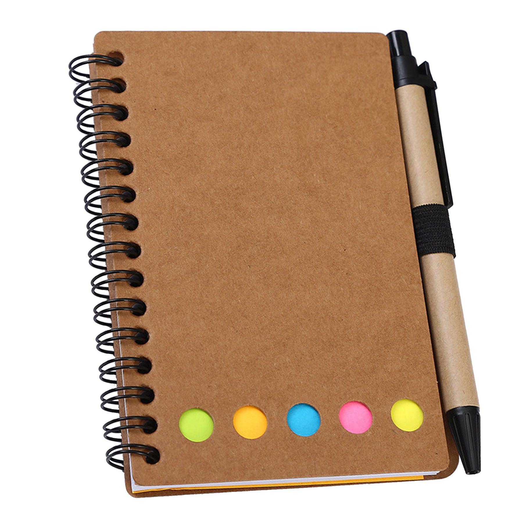 Coil Notepad With Pen And Sticky Notes