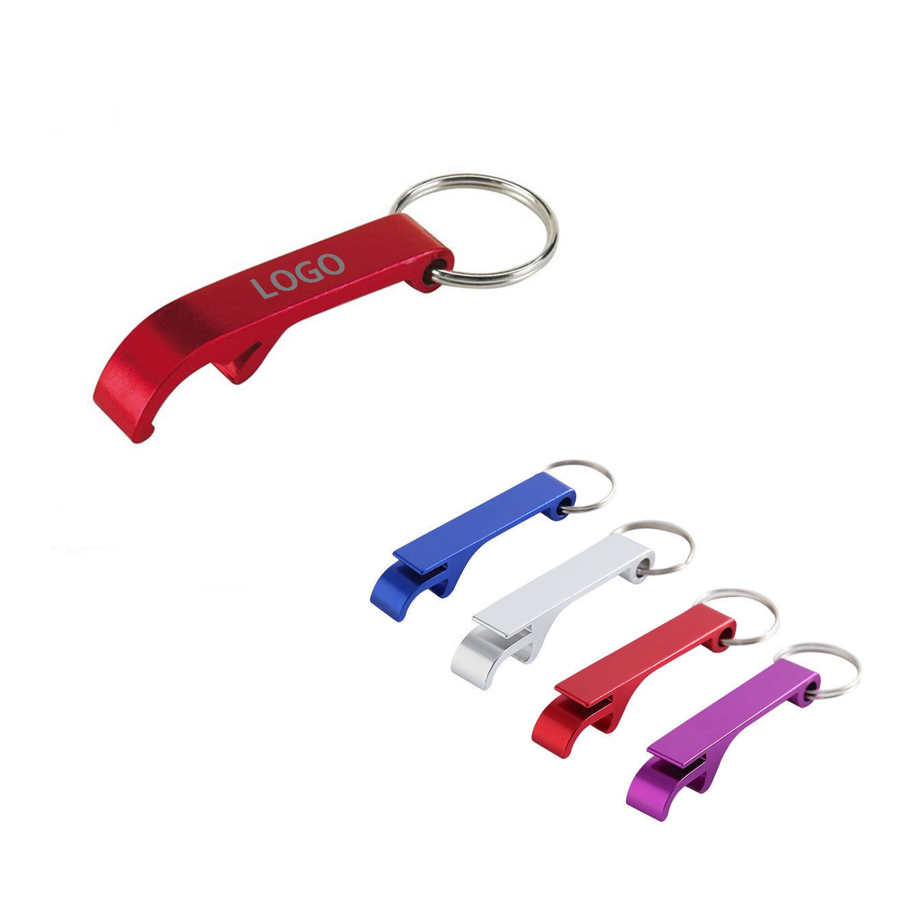 Aluminum Bottle Opener Keychain